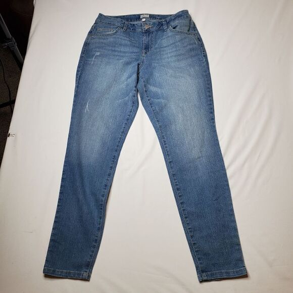 12 S & CO STYLE medium wash super soft low rise skinny jeans - Picture 15 of 15